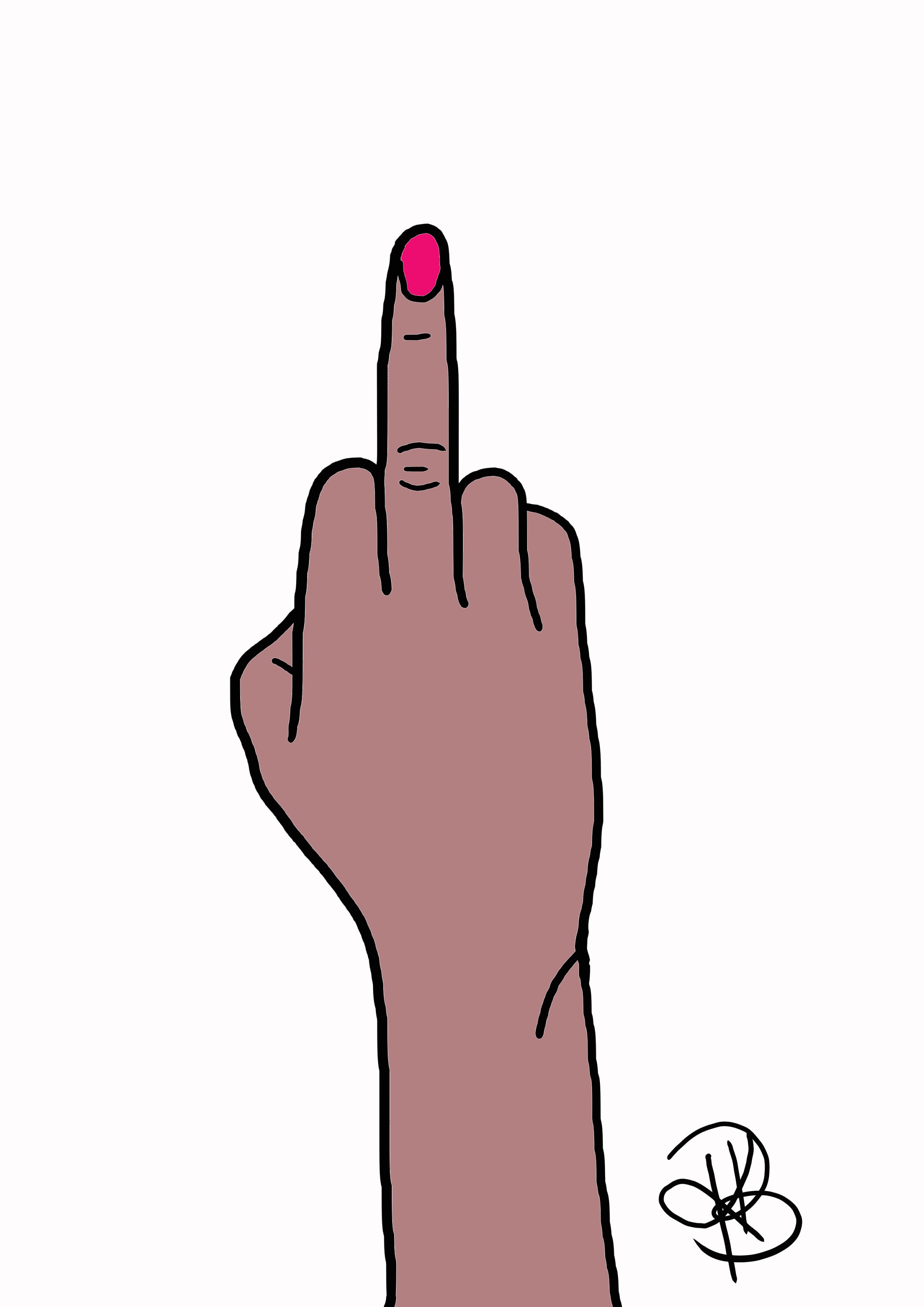 Middle Finger, Flipping the Bird, Hand Signal, Attitude, Self Expression,  Stay Weird, Fierce, Bold, Minimalist, A4 Wall Print - Etsy, image size:2121x3000