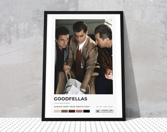 Goodfellas / Martin Scorsese / Minimalist Movie Poster / Digital Download