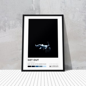 Get Out / Jordan Peele / Minimalist Movie Poster / Digital Download
