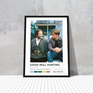 Good Will Hunting / Gus Van Sant / Minimalist Movie Poster / Digital Download