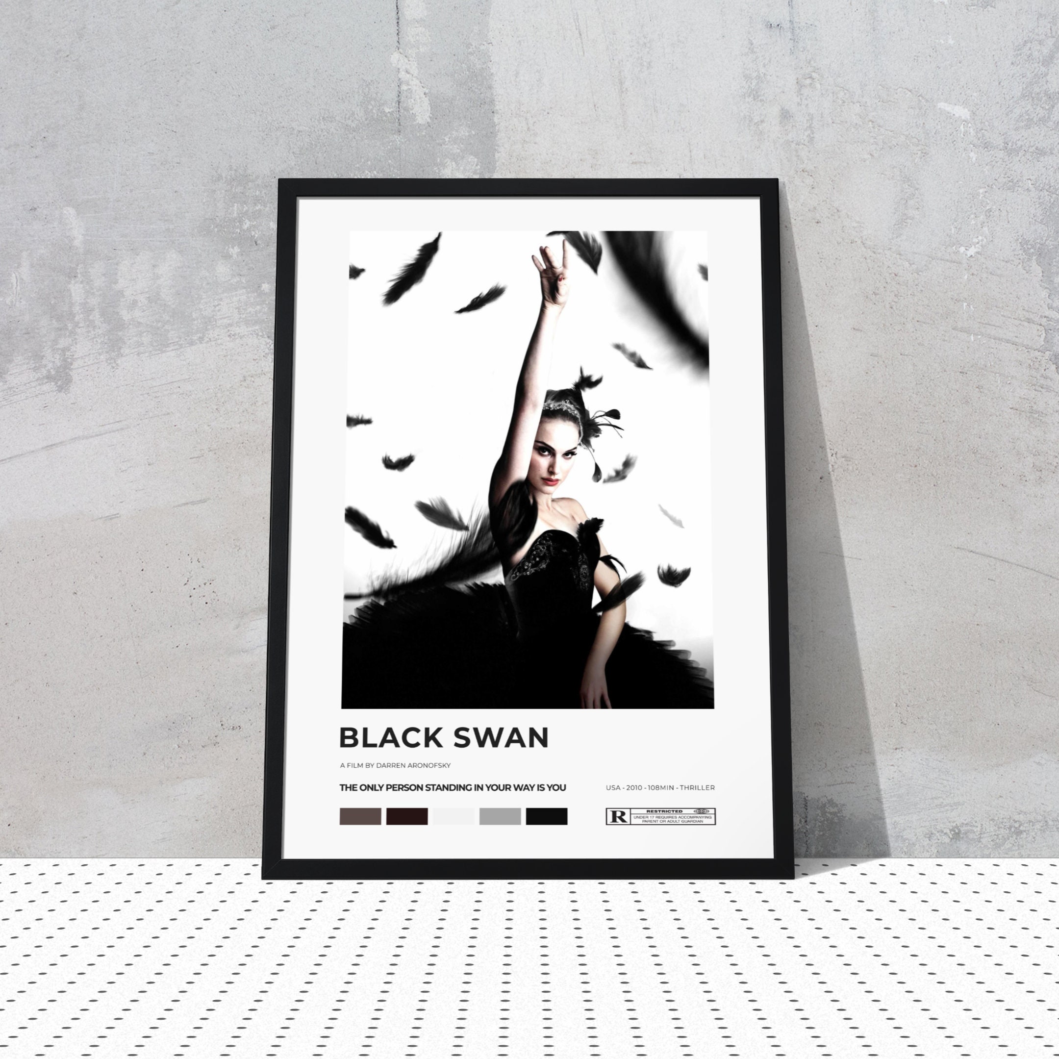 Black Swan Minimalist Poster