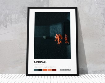 ARRIVAL / Denis Villeneuve / Minimalist Movie Poster / Digital Download
