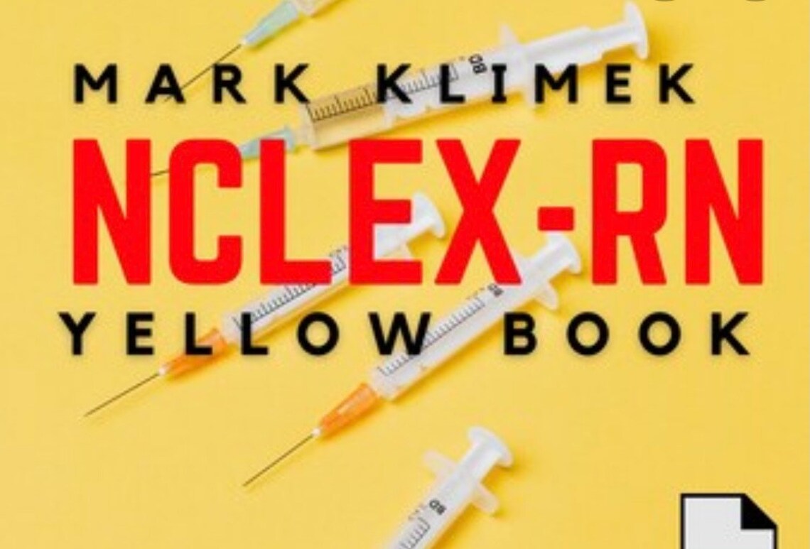 NCLEX Mark Klimek Yellow book pdf Etsy