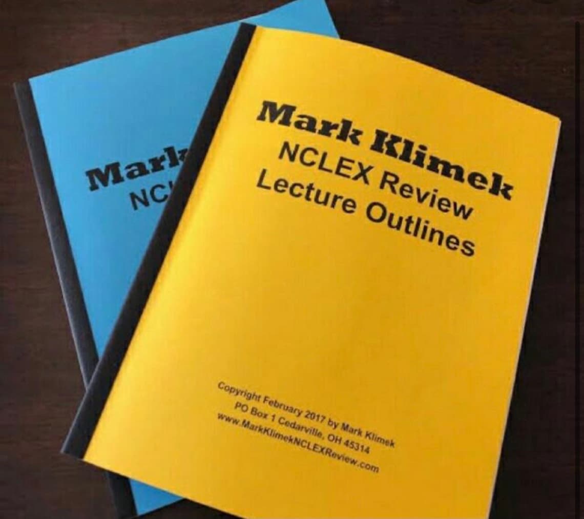 NCLEX Mark Klimek Yellow book pdf Etsy