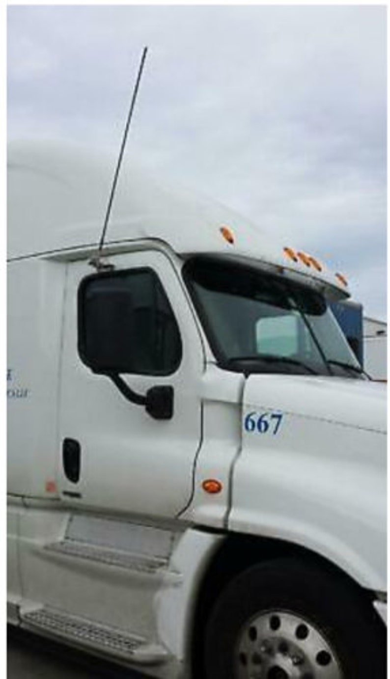 Freightliner Cascadia CB Radio Antenna Mount for Semi Trucks Etsy