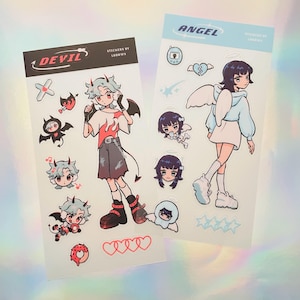 Angel and Devil OC-stickervellen