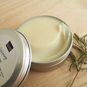 Soft Calming Massage Balm | Natural Massage Cream Plant-Based Handmade Soothing Spa Smell Calm Balm Body Butter Vegan Cruelty-Free Low Waste