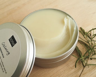 Soft Calming Massage Balm | Natural Massage Cream Plant-Based Handmade Soothing Spa Smell Calm Balm Body Butter Vegan Cruelty-Free Low Waste