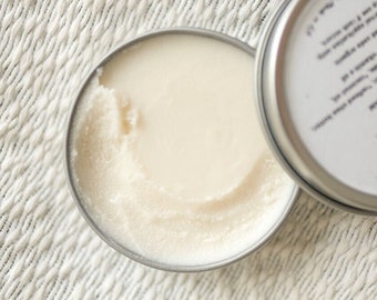 Unscented Natural Deodorant Cream | Sensitive Skin Vegan Cruelty-Free Aluminum-Free Baking Soda-Free Zero Waste Handmade Eco-Friendly Unisex