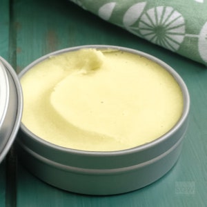 Green Tea Natural Deodorant Cream Vegan Cruelty-Free Aluminum-Free Baking Soda-Free Zero Waste Plant-Based Handmade Eco-Friendly Unisex image 4