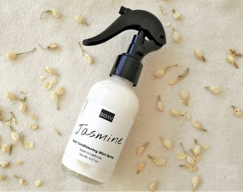Jasmine Natural Leave In Conditioner Spray Hair Milk Mist | Marshmallow Root Handmade Plant-Based Vegan Cruelty-Free Zero Waste Hair Perfume