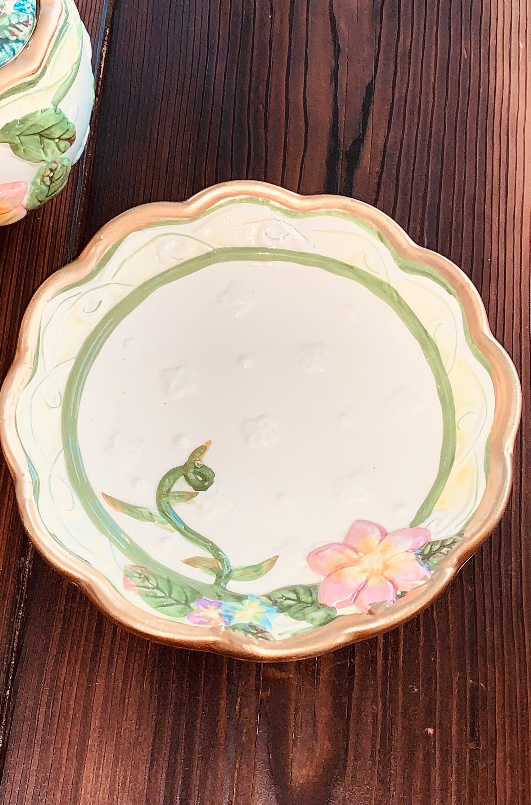 Tea Set for Two, Springtime Bunny, Tea Cups and Saucers, Home