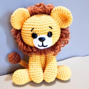Small Lion Crochet Pattern , Amigurumi Mini Jungle Animal Crochet PDF ...