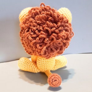 Small Lion Crochet Pattern , Amigurumi Mini Jungle Animal Crochet PDF ...