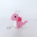 Pink Dragon Keychain Crochet Pattern, Simple Beginners Mini Fantasy ...