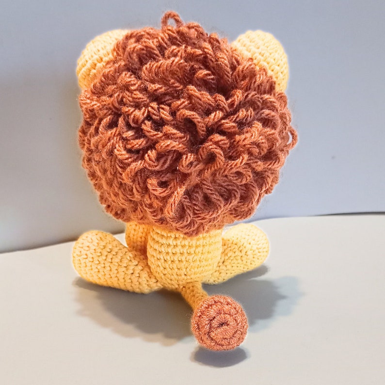 Small Lion Crochet Pattern , Amigurumi Mini AnimalCrochet PDF Ebook , Beginners Crochet Kids Toy Pattern image 2