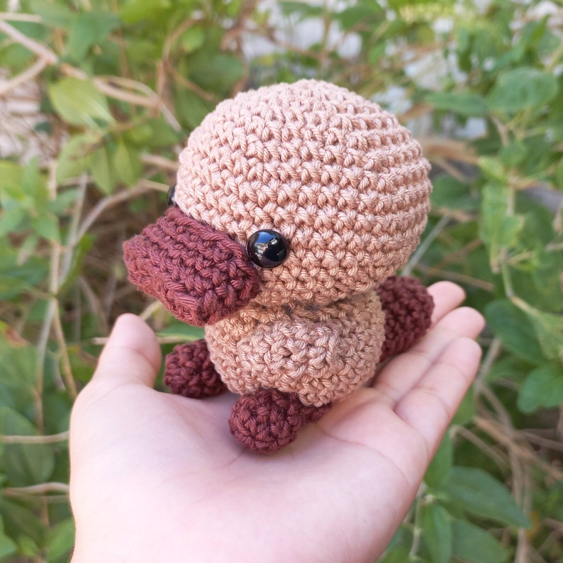 Tiny Platypus Crochet Pattern , Amigurumi Mini Australian Animal Crochet PDF Ebook , Beginners Small Crochet Kids Toy Pattern image 6