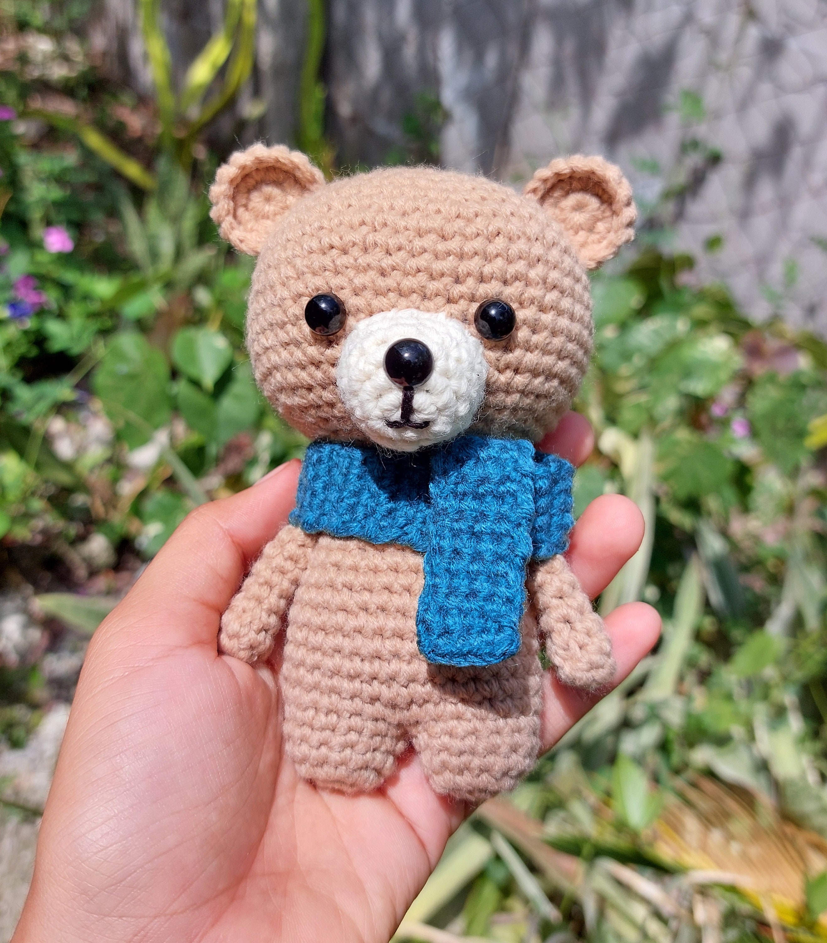 Mini Bear Crochet Pattern , Amigurumi Small Forest Animal Crochet