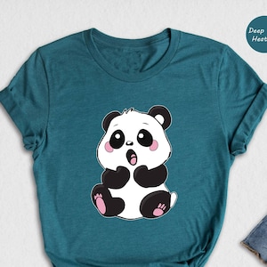 Panda Shirt, Panda Lover T-Shirt, Cute Panda Shirt, Kawaii Panda Shirt, Funny Animal Shirt, Panda Gift, Animal Shirt
