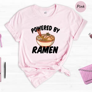 Camiseta de ramen japonés, camiseta para amantes de la comida, camiseta para amantes de los fideos (unisex S-XXL) imagen 6