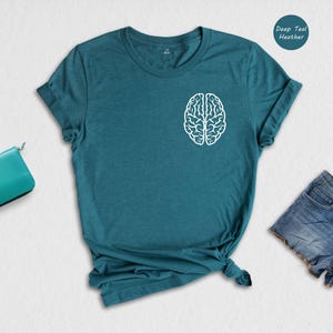 Neurologist Anatomy Shirt, Human Brain Graphic (Unisex S-XXL) image 6