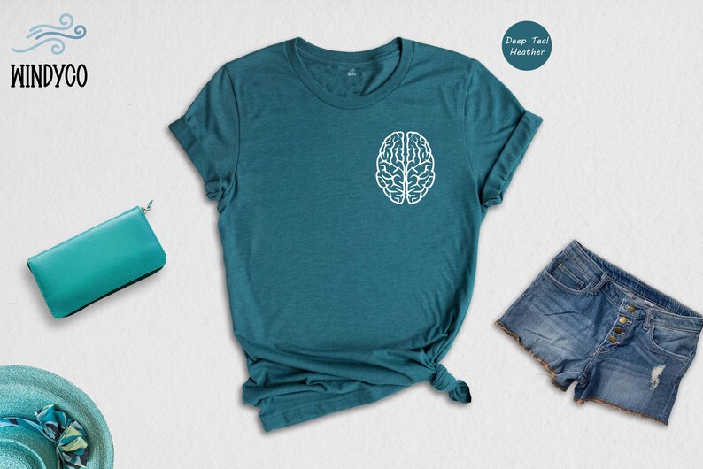 Neurologist Anatomy Shirt, Human Brain Graphic (Unisex S-XXL) image 6