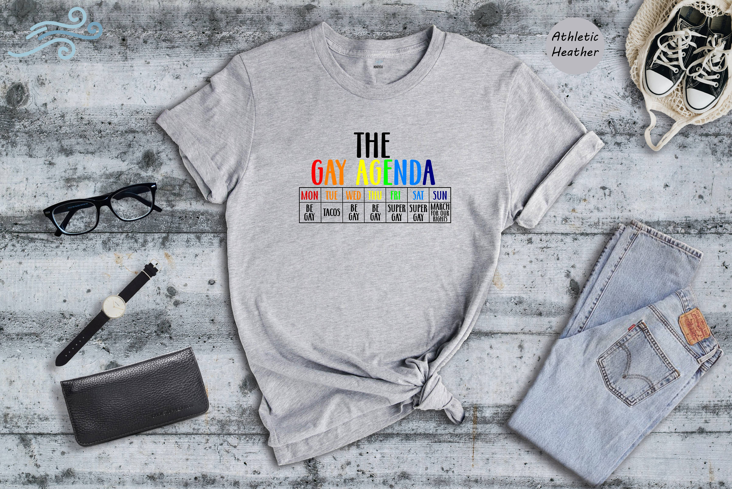 Gay Agenda T Shirt - Etsy