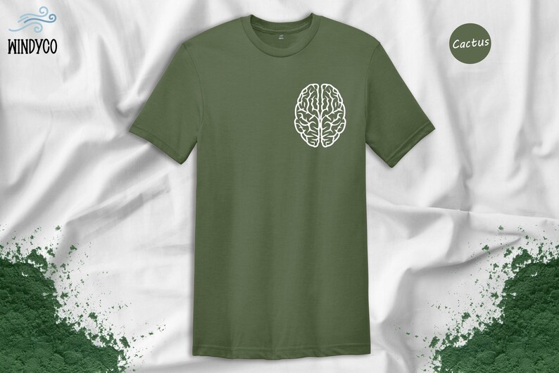 Neurologist Anatomy Shirt, Human Brain Graphic (Unisex S-XXL) image 4
