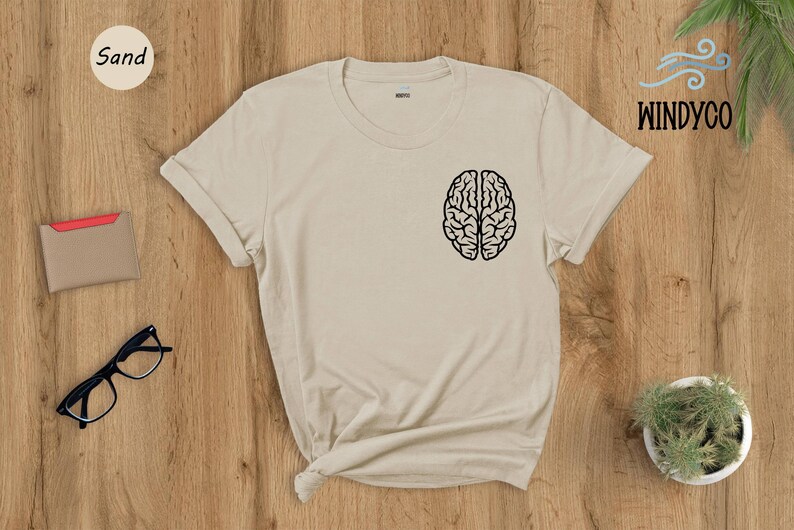 Neurologist Anatomy Shirt, Human Brain Graphic (Unisex S-XXL) image 3