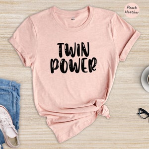 Twin Power Shirts, Sibling Matching Shirts, Matching Twin Shirt, Birthday Gift Shirt, Sibling Shirt, Twin Shirt