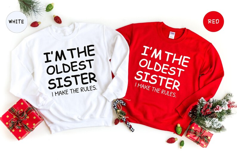 Sister Shirts: Matching Big, Middle & Little Sis Tees - Cotton Blend image 4