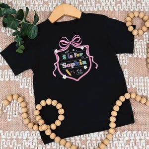 Personalized Back To School Kids Shirt, Custom Alphabet Kids Shirt, Cute Kindergarten Shirt, First Day Of School Shirt, School Toddler Shirt