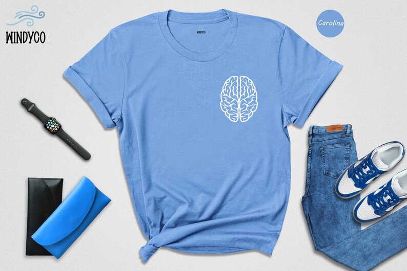 Neurologist Anatomy Shirt, Human Brain Graphic (Unisex S-XXL) image 5