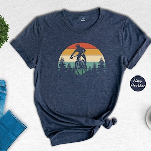 Mountain Biking Retro Shirt, Biker Gifts, Bike Lover Gift, Bicycle Sport, Cyclist Shirts, Bikers Tee