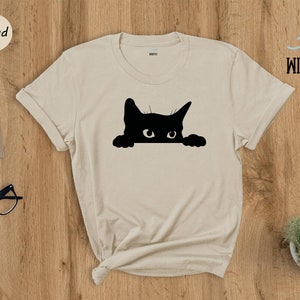 Cat Silhouette Shirt, Cat Shirt, Kids Cat Shirt, Cute Cat Tee, Gift For Cat Lover, Kitten Shirt, Funny Cat Shirt