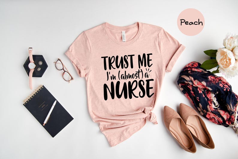 Almost A Nurse Shirt: Funny Nursing Student Tee immagine 3
