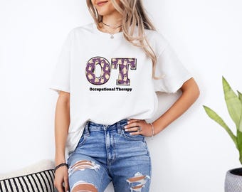 Occupational Therapy Halloween Tee: Ghost Graphic - Autism Awareness Shirt