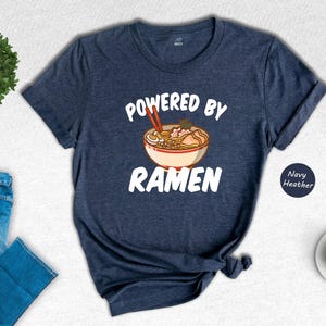 Camiseta de ramen japonés, camiseta para amantes de la comida, camiseta para amantes de los fideos (unisex S-XXL) imagen 1