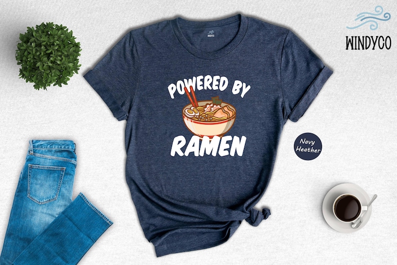 Camiseta de ramen japonés, camiseta para amantes de la comida, camiseta para amantes de los fideos (unisex S-XXL) imagen 1