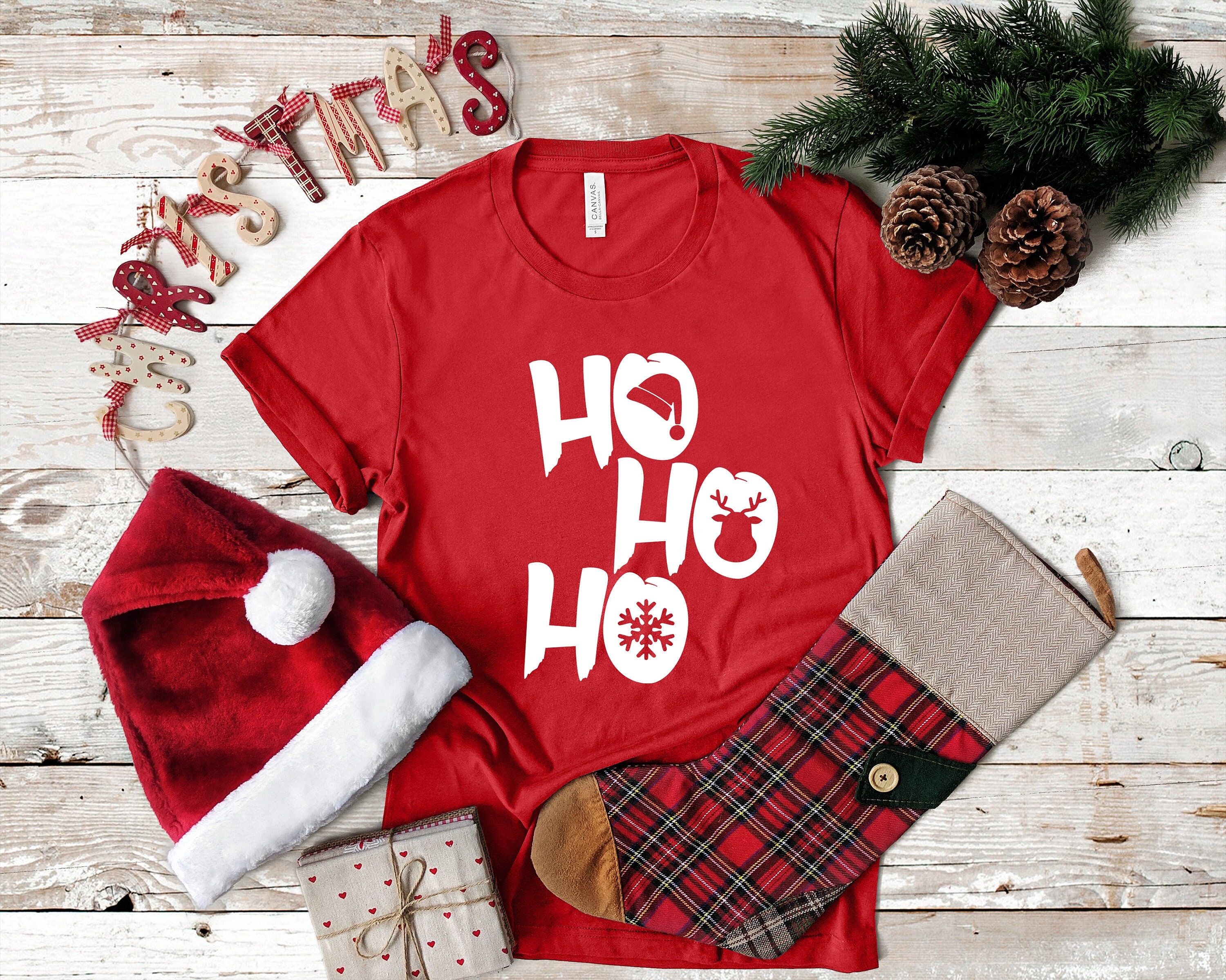 Ho Ho Ho Shirt Christmas Shirt Holiday Shirt Santa Shirt  Etsy UK