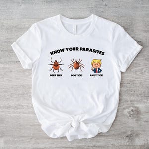 Know Your Parasites Shirt, Anti Trump T-shirt, Election Day Shirt, Funny Trump Shirt, Sarcastic Trump Shirt, Anti Trump Tee, Trump Shirt