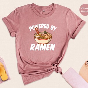 Camiseta de ramen japonés, camiseta para amantes de la comida, camiseta para amantes de los fideos (unisex S-XXL) imagen 4