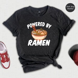 Camiseta de ramen japonés, camiseta para amantes de la comida, camiseta para amantes de los fideos (unisex S-XXL) imagen 2