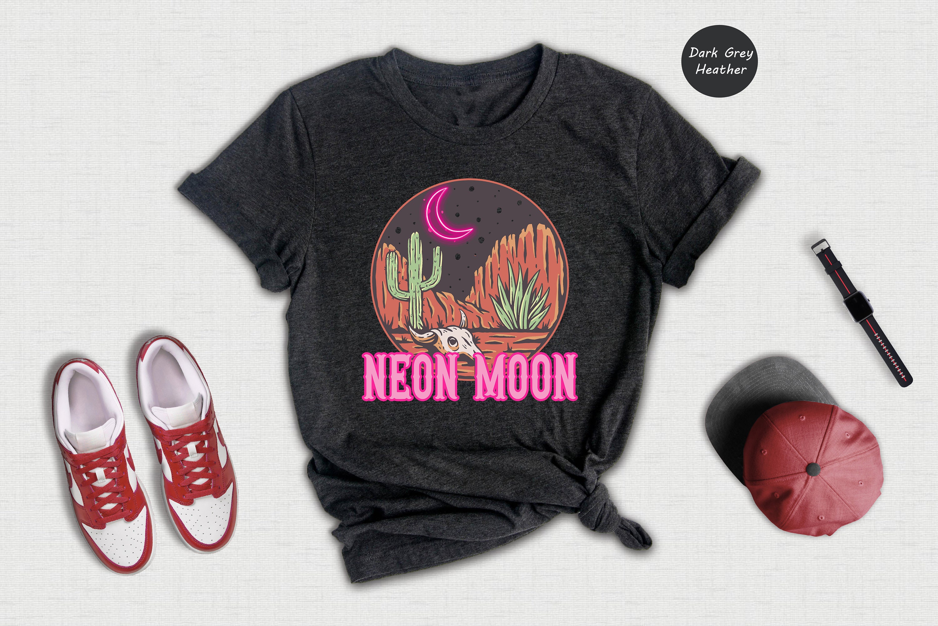 Tシャツ・カットソー [NEON MOON] DUSTY SALON T-SHIRTS 3 TYPES + FREE OMAKE Amazon.com: Bright Neon Youth Short Sleeve T-Shirt in Neon