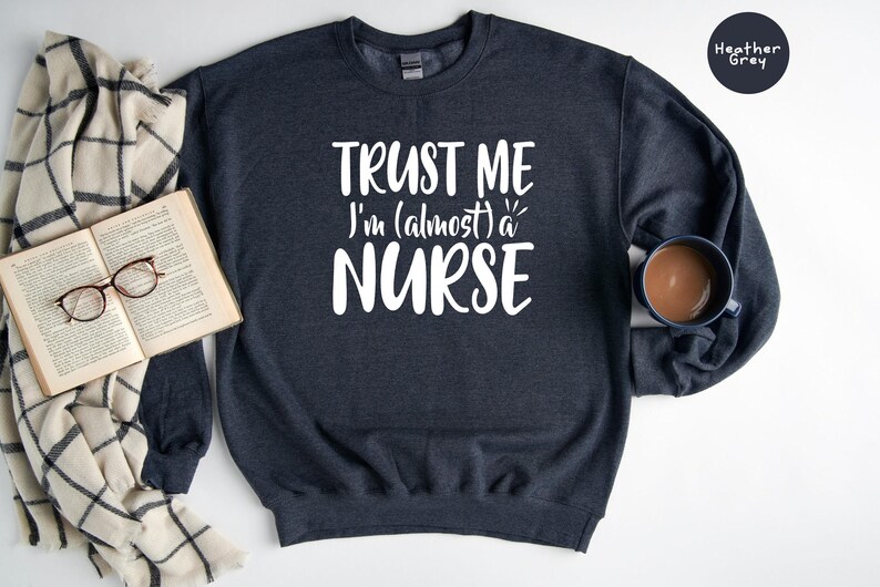 Almost A Nurse Shirt: Funny Nursing Student Tee immagine 8