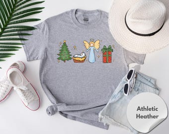 Christian Christmas Shirt, Jesus Christmas Shirt, Nativity T-Shirt