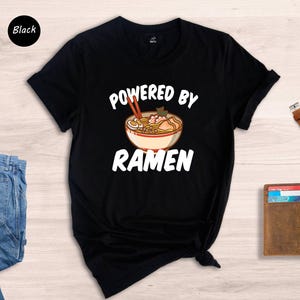 Camiseta de ramen japonés, camiseta para amantes de la comida, camiseta para amantes de los fideos (unisex S-XXL) imagen 7