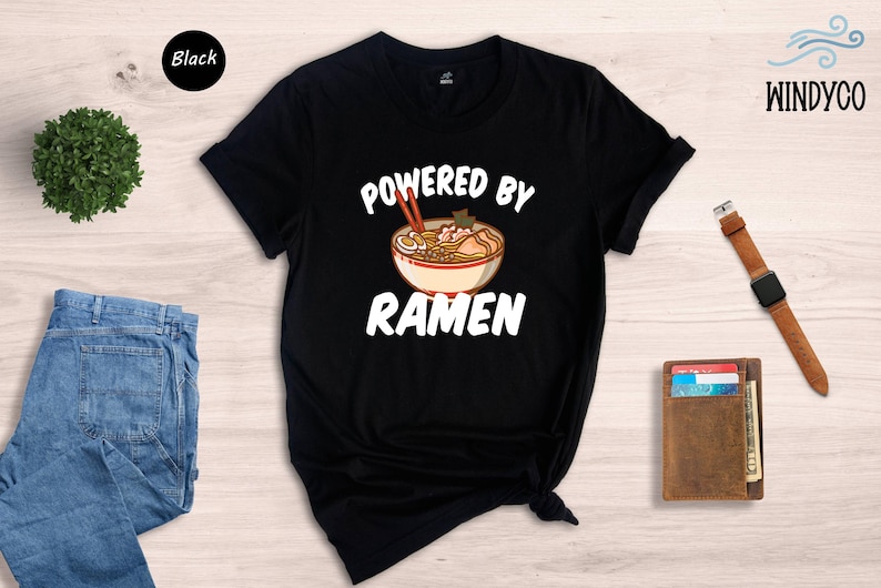 Camiseta de ramen japonés, camiseta para amantes de la comida, camiseta para amantes de los fideos (unisex S-XXL) imagen 7