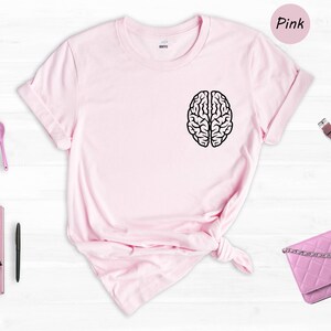 Neurologist Anatomy Shirt, Human Brain Graphic (Unisex S-XXL) image 7