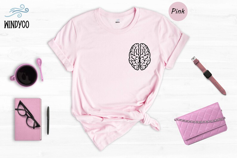 Neurologist Anatomy Shirt, Human Brain Graphic (Unisex S-XXL) image 7
